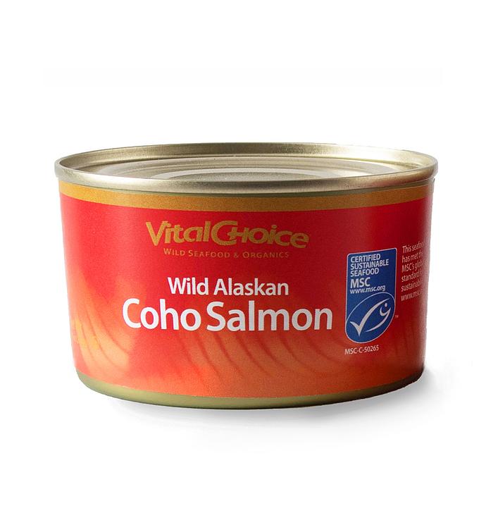 Canned Coho Salmon - with edible skin and bones